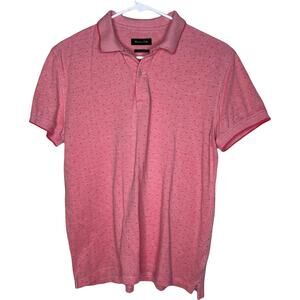 Massimo Dutti Pink Polka dot Polo shirt - Medium